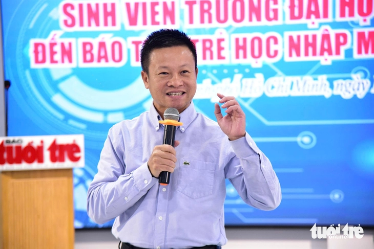Sinh viên truyền thông tìm hiểu quy trình tổ chức Ngày hội Việt Nam Xanh của báo Tuổi Trẻ- Ảnh 3. Sinh viên truyền thông tìm hiểu quy trình tổ chức Ngày hội Việt Nam Xanh của báo Tuổi Trẻ - Ảnh 3.