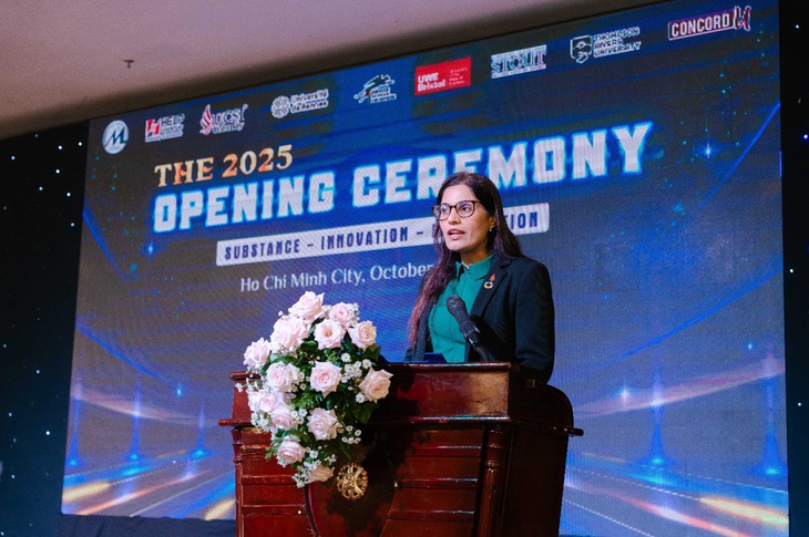 Viện Đào tạo Quốc tế tổ chức lễ khai giảng chào đón 130 sinh viên - Ảnh 3.