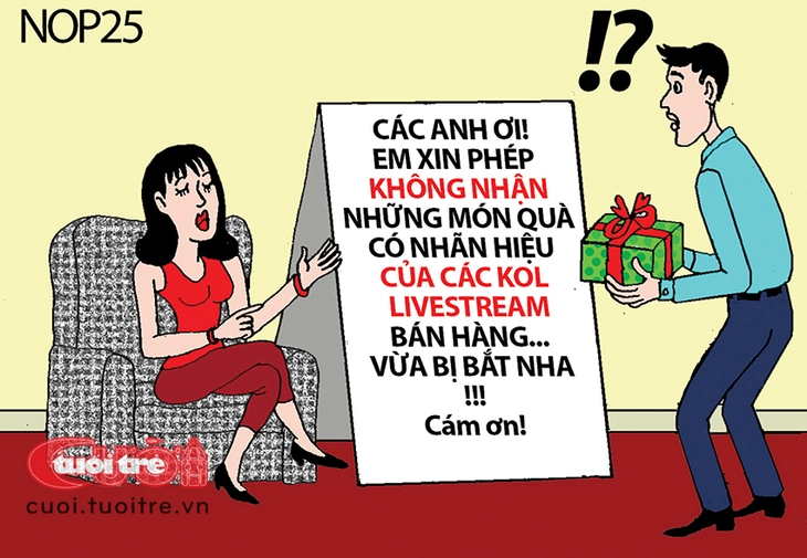 Em xin phép không nhận quà mua từ các KOL... vừa bị bắt - Ảnh 1.