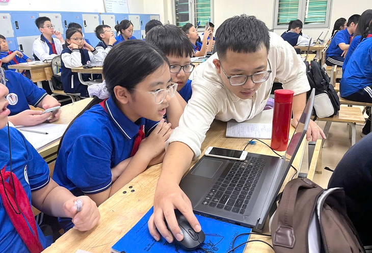 Chân dung giáo viên thời công nghệ số - Kỳ 1: AI 'tràn' vào lớp học, giáo viên thay đổi - Ảnh 2. AI - Ảnh 2.