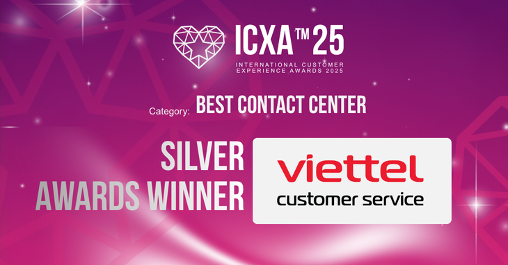 Viettel, doanh nghiệp Việt đầu tiên đạt giải thưởng quốc tế về trải nghiệm khách hàng - Ảnh 1. Viettel - Ảnh 1.