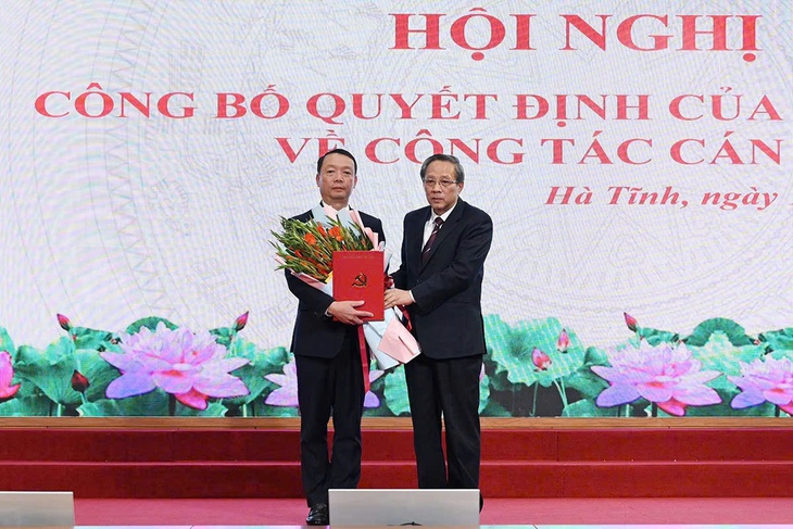 Ông Phan Thiên Định giữ chức Phó bí thư Tỉnh ủy Hà Tĩnh - Ảnh 1.