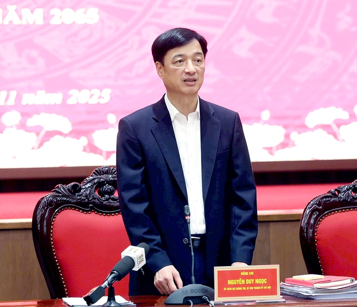 Bí thư Hà Nội Nguyễn Duy Ngọc: Xây dựng quy hoạch thủ đô phải hướng tới tầm nhìn trăm năm - Ảnh 2.