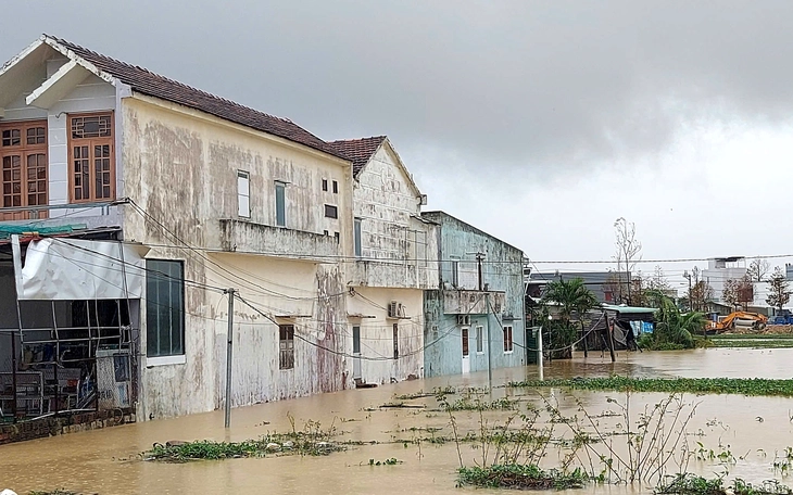 Khu vực Bình Định cũ ngập lụt diện rộng, người dân kêu cứu trong đêm - Ảnh 6.