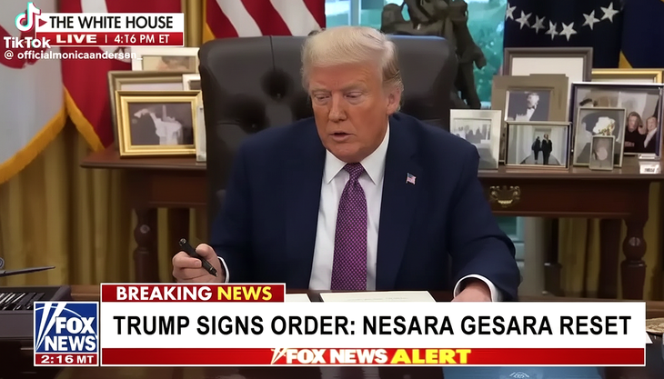 Fox News không đưa tin ông Trump ký sắc lệnh biến Đạo luật NESARA thành luật Mỹ - Ảnh 1.