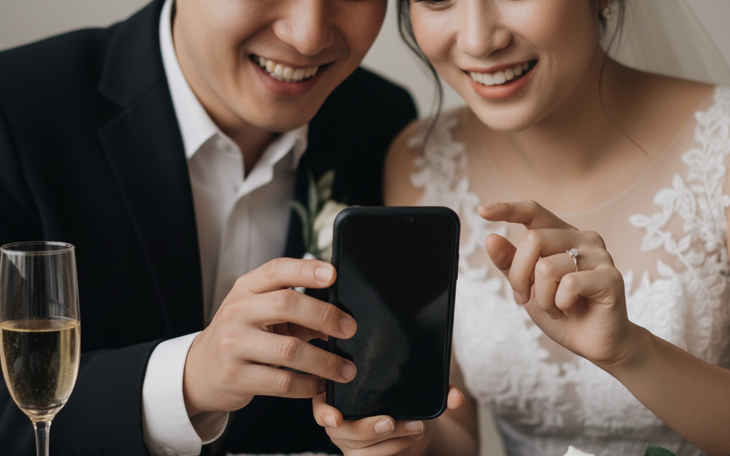 Phá cách nhưng không phá lễ ngày cưới - Ảnh 3.