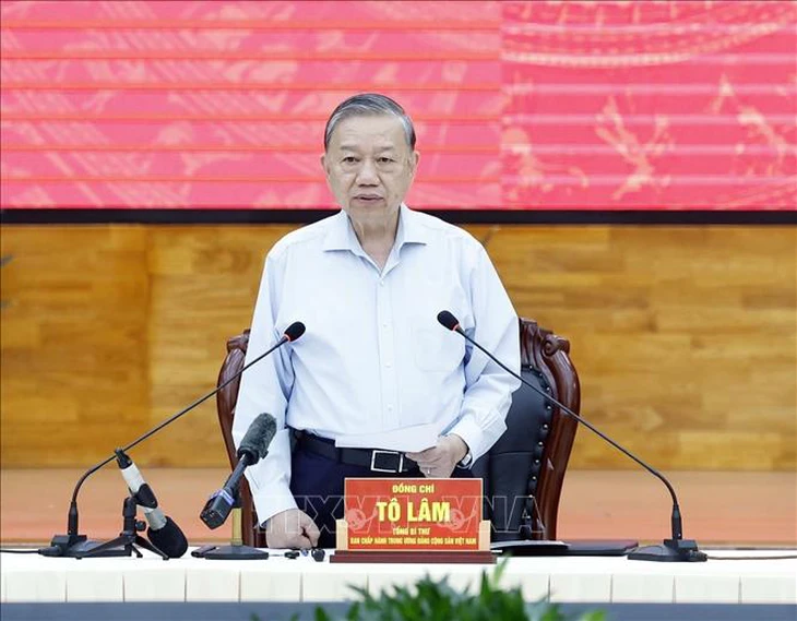 Tổng Bí thư Tô Lâm: Lấy Phú Quốc làm cực tăng trưởng mới, An Giang bứt phá để vươn lên tầm cao mới - Ảnh 1.