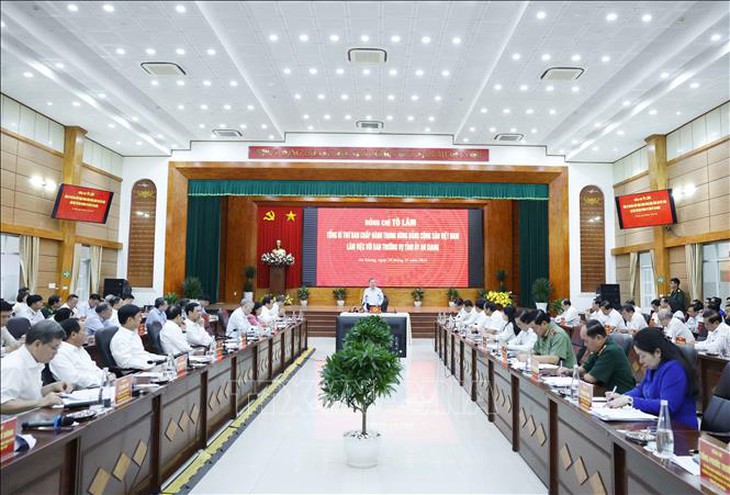 Tổng Bí thư Tô Lâm: Lấy Phú Quốc làm cực tăng trưởng mới, An Giang bứt phá để vươn lên tầm cao mới - Ảnh 3.
