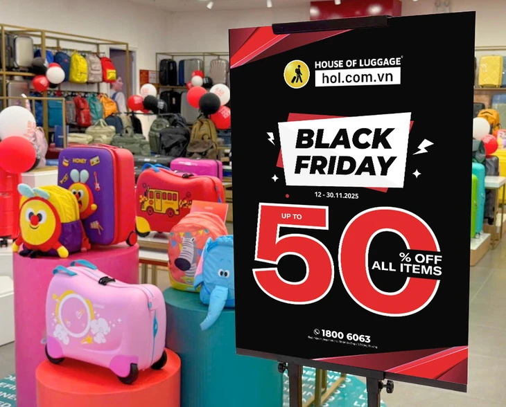 Săn vali hàng hiệu dịp Black Friday giảm đến 50% tại House Of Luggage - Ảnh 1.