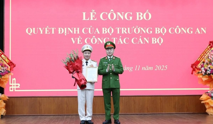 Thượng tá Vũ Thanh Tùng làm giám đốc Công an tỉnh Lạng Sơn - Ảnh 1.
