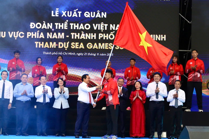 Đoàn thể thao TP.HCM và khu vực phía Nam xuất quân SEA Games 33 - Ảnh 2.