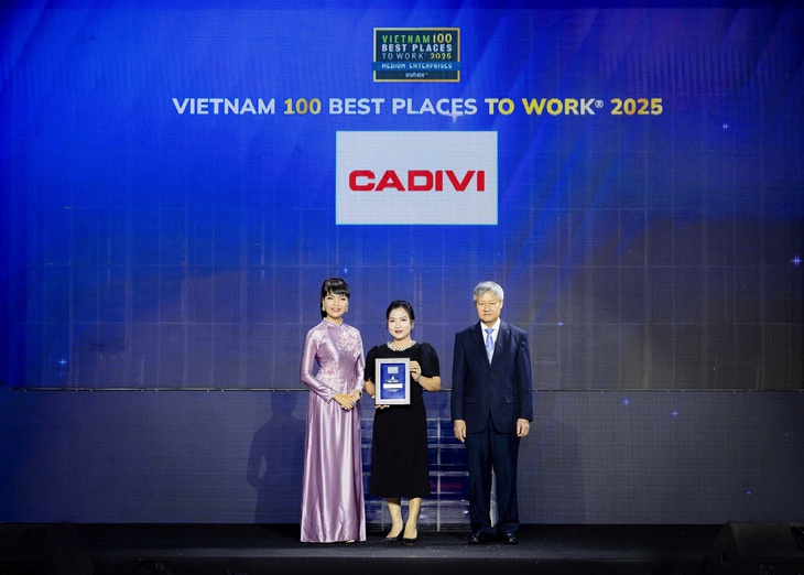 CADIVI vào Top 20 ‘Nơi làm việc tốt nhất Việt Nam 2025’ - Ảnh 1.