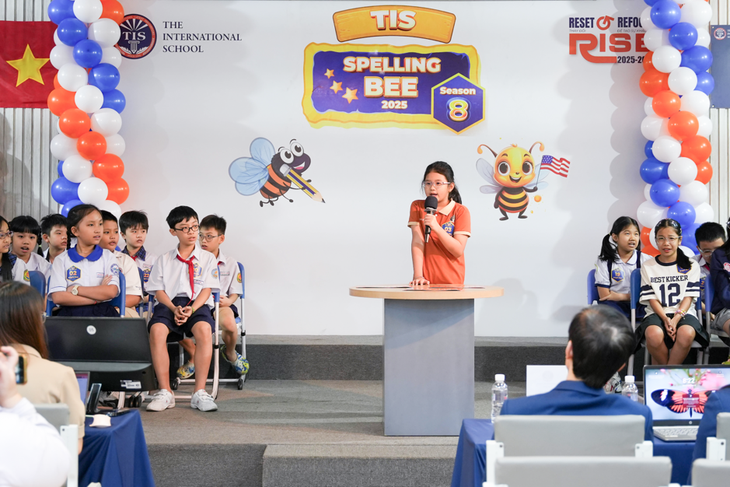 Cuộc thi TIS Spelling Bee 2025 tìm ra hai quán quân - Ảnh 3.