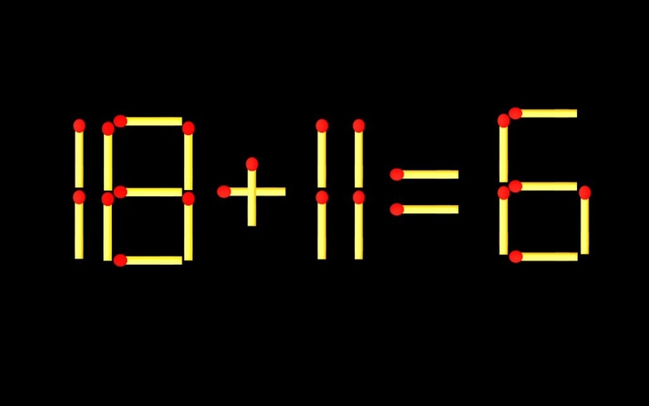 Thử tài IQ: Di chuyển một que diêm để 19+6=4 thành phép tính đúng - Ảnh 8.