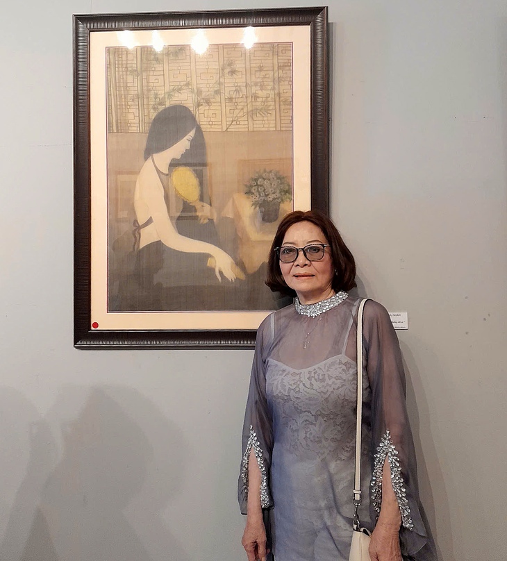 Chuyện người chinh phụ qua tranh lụa của họa sĩ Ngọc Mai - Ảnh 1.