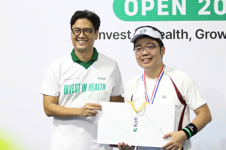 Kafi Pickleball Open tiếp sức báo Tuổi Trẻ cứu trợ bà con vùng lũ - Ảnh 4.