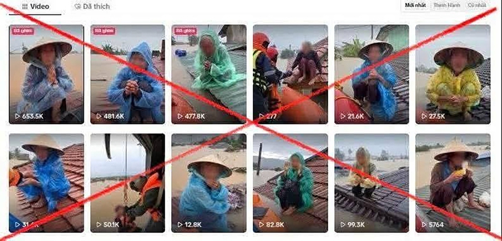 Vì sao tin giả về mưa lũ do AI tạo ra dễ dàng vượt qua sự kiểm soát của các trang mạng xã hội? - Ảnh 1.