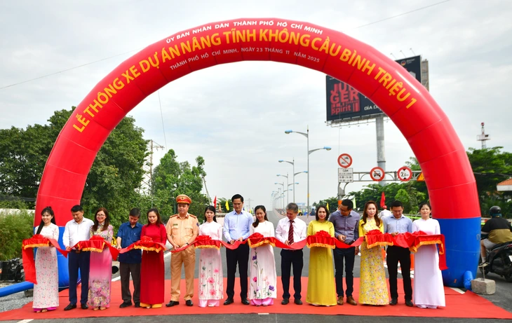 Cầu Bình Triệu 1 nâng tĩnh không trước 1 tháng, đi lại bình thường - Ảnh 1.