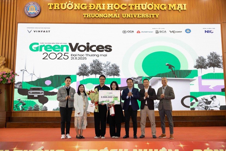 Sinh viên thi hùng biện Green Voices: 'Người dùng không phải lo ngại về xe điện' - Ảnh 2.