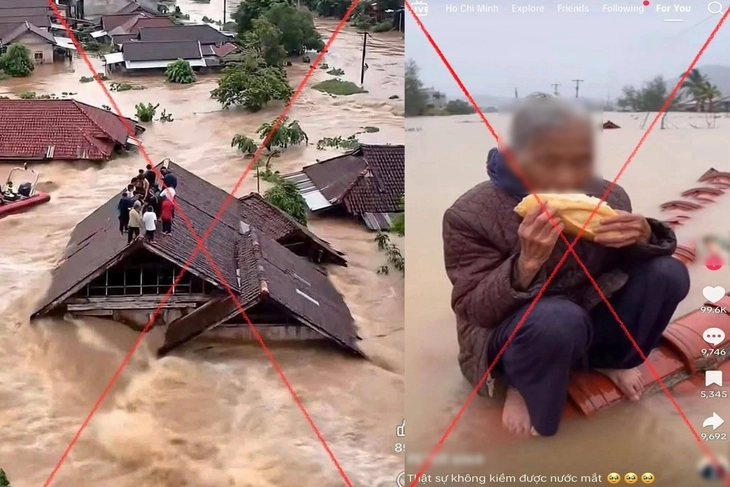 Vì sao tin giả về mưa lũ do AI tạo ra dễ dàng vượt qua sự kiểm soát của các trang mạng xã hội? - Ảnh 3.