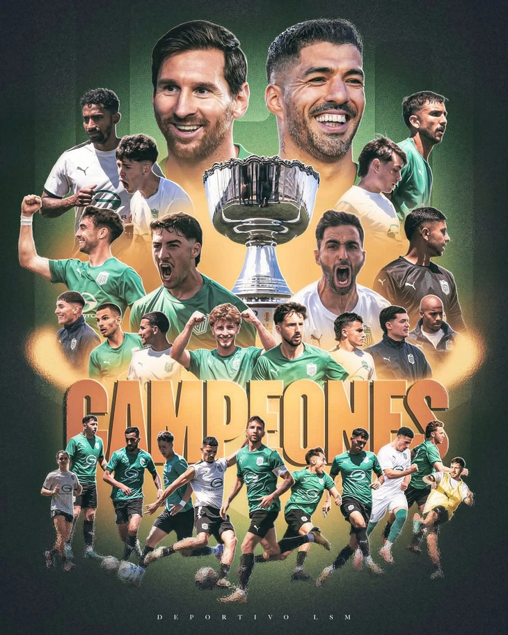 Đội bóng của Messi và Suarez giành quyền thăng hạng sau 6 tháng ra đời - Ảnh 1.