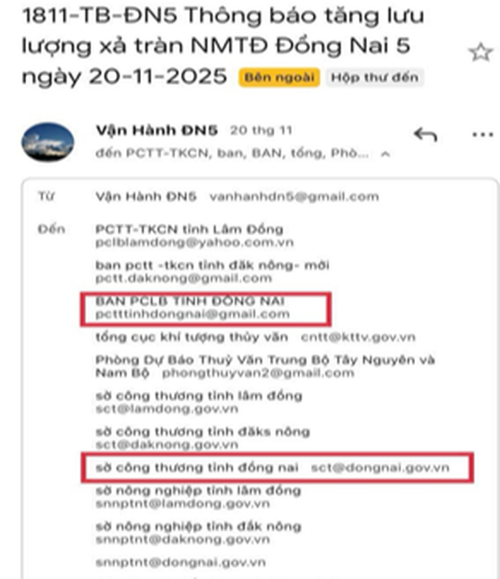 Chính quyền nói ‘không nhận được thông báo chính thức xả lũ’: Công ty Thủy điện Đồng Nai 5 nói gì? - Ảnh 2.