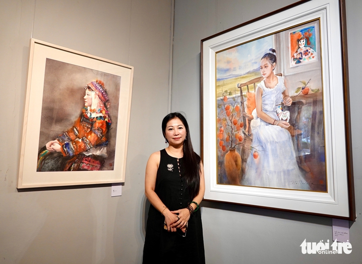 Nhạc sĩ Nguyễn Văn Chung lần đầu làm mẫu tranh, nói chẳng có nghề gì dễ dàng - Ảnh 6.