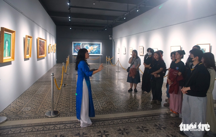 Ra mắt 42 tranh quý của Lê Phổ, Vũ Cao Đàm, Tạ Tỵ... hồi hương từ Pháp qua trưng bày 'Trở về' - Ảnh 1.