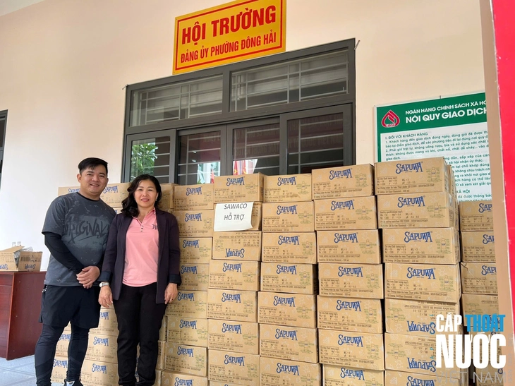 SAWACO ủng hộ 2.000 thùng nước suối cho người dân Khánh Hòa - Ảnh 3.