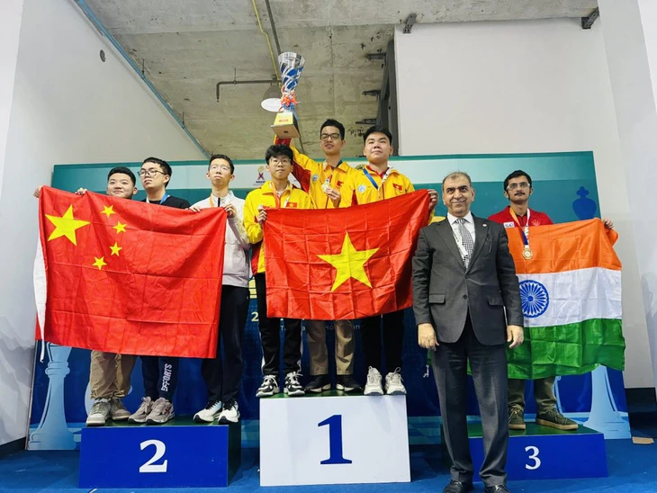 Việt Nam giành 8 HCV cờ nhanh tại Giải vô địch cờ vua trẻ châu Á - Ảnh 1.