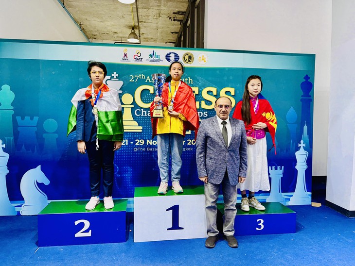 Việt Nam giành 8 HCV cờ nhanh tại Giải vô địch cờ vua trẻ châu Á - Ảnh 4.