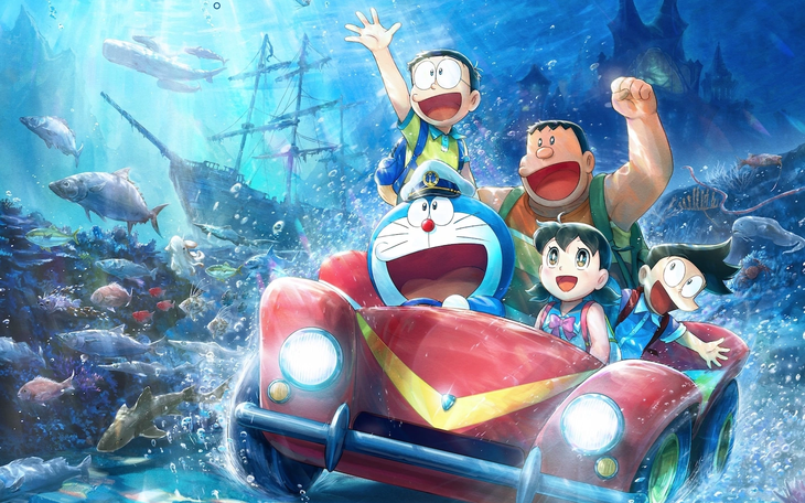Doraemon movie 2026 tung trailer mới, mở ra hành trình dưới đáy biển đầy kịch tính - Ảnh 4.