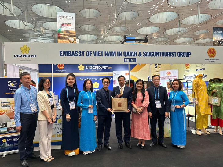 Saigontourist Group đẩy mạnh thị trường cao cấp Trung Đông tại Hội chợ Du lịch Qatar - Ảnh 1.