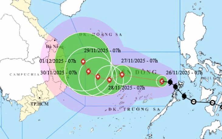 Hai kịch bản di chuyển, tác động của bão số 15 - Ảnh 3.