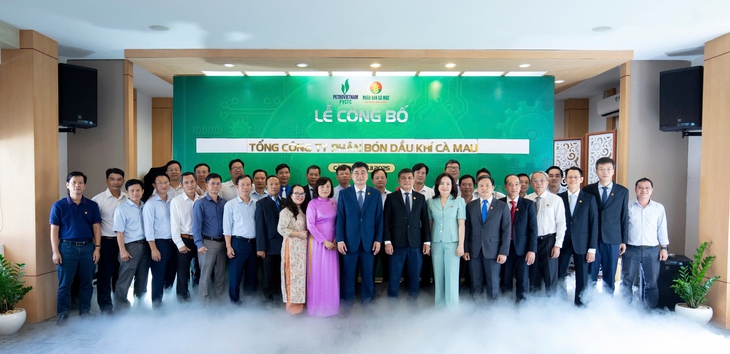 PVCFC tổ chức lễ công bố Tổng công ty Phân bón Dầu khí Cà Mau - Ảnh 4.