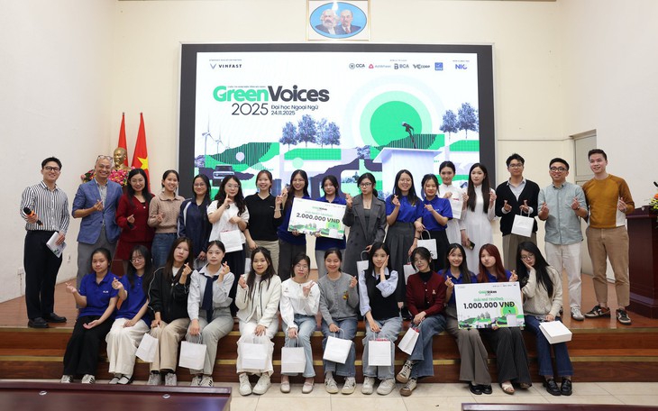 Sinh viên thi hùng biện Green Voices: 'Xe điện không phải ép buộc mà là lựa chọn khả dĩ nhất' - Ảnh 8.