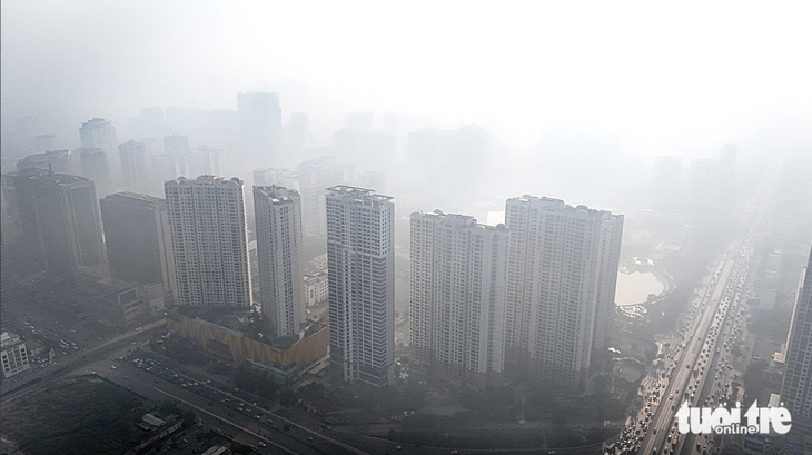 Cảnh báo: Hà Nội và các tỉnh lân cận đối mặt đợt ô nhiễm không khí mức cao - Ảnh 1.
