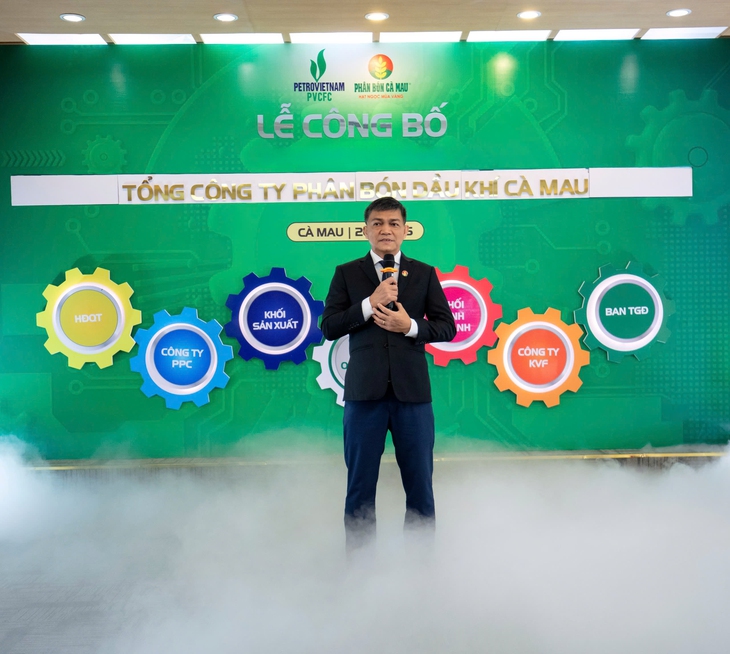 PVCFC tổ chức lễ công bố Tổng công ty Phân bón Dầu khí Cà Mau - Ảnh 2.