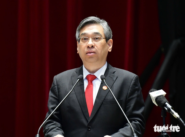 Ông Nguyễn Phước Lộc tái đắc cử Chủ tịch Ủy ban Mặt trận Tổ quốc Việt Nam TP.HCM - Ảnh 1.