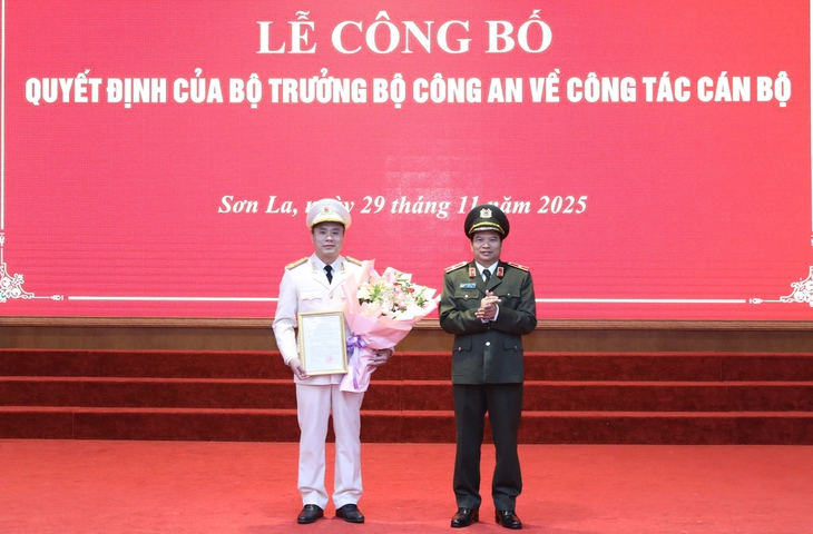 Trưởng phòng trọng án Cục Cảnh sát hình sự làm Phó giám đốc Công an tỉnh Sơn La - Ảnh 1.