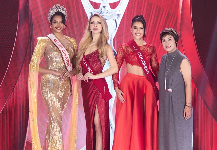 Mai Ngô livestream bán hàng khi đang tham gia Miss Charm, ban tổ chức nói gì? - Ảnh 3. Mai Ngô livestream bán hàng khi đang tham gia Miss Charm, ban tổ chức nói gì? - Ảnh 3.