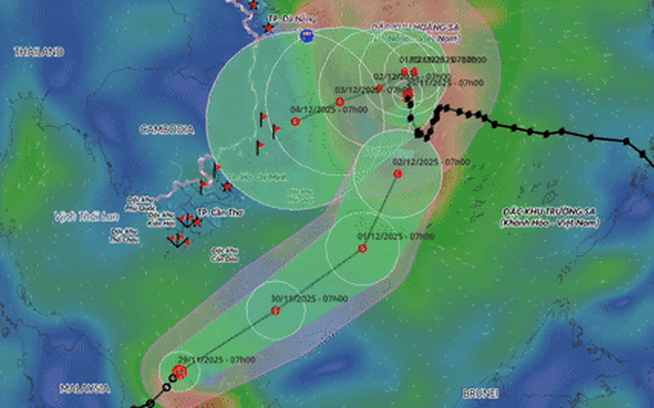 TP.HCM thông báo khẩn tàu thuyền trú tránh trước áp thấp nhiệt đới - Ảnh 2.