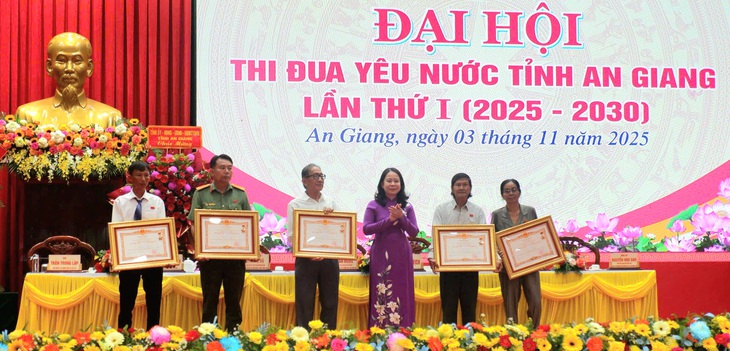 Tuyên dương 62 tập thể, cá nhân tại Đại hội thi đua yêu nước An Giang - Ảnh 1.