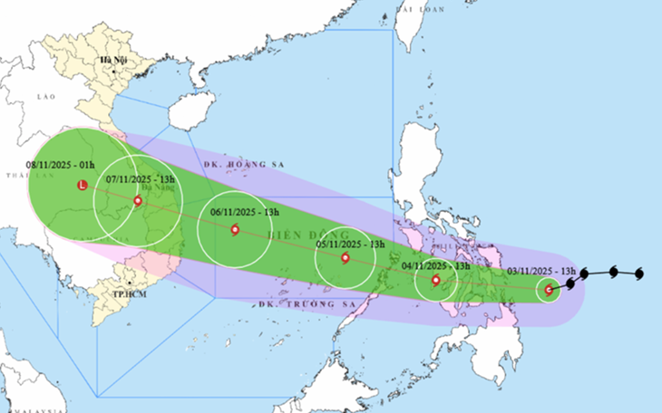Bão Kalmaegi: Có thể đạt cấp siêu bão, Philippines sơ tán hàng chục nghìn người - Ảnh 2.