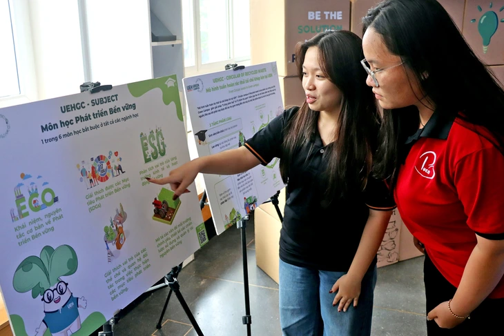 Sinh viên cam kết thực hành xanh - Ảnh 1.