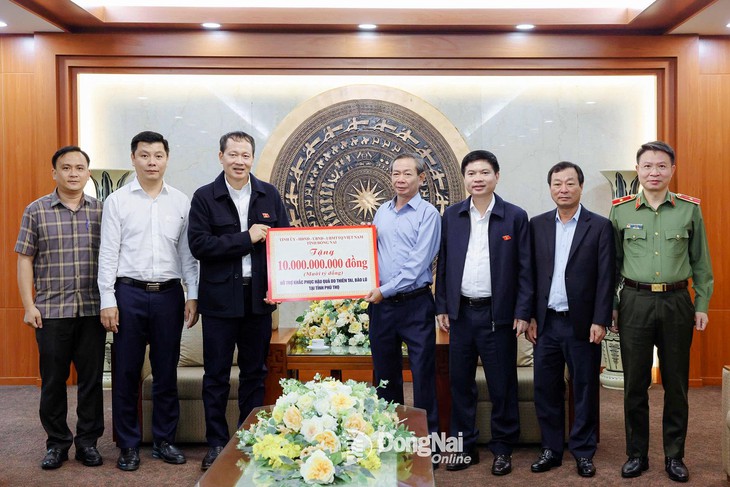 Đồng Nai hỗ trợ 41 tỉ đồng giúp 4 tỉnh miền Bắc khắc phục hậu quả bão lũ - Ảnh 1.