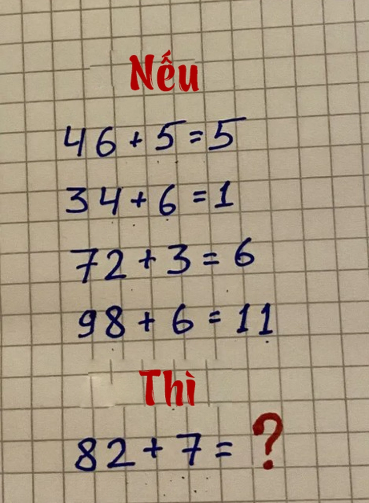 câu đố - Ảnh 1.