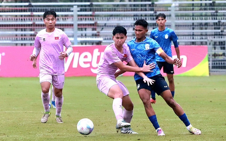 U17 Việt Nam thắng Campuchia 10-0 - Ảnh 2.