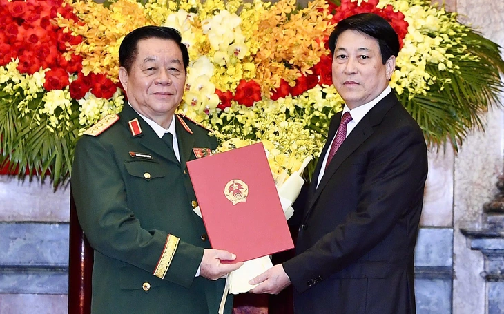 Hai Thứ trưởng Bộ Quốc phòng được thăng quân hàm Thượng tướng - Ảnh 3.