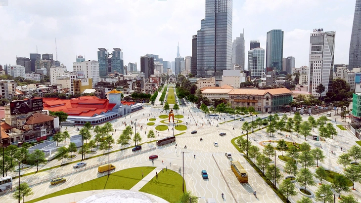 Đường sắt tốc độ cao Bến Thành - Cần Giờ sẽ qua những tuyến đường nào? - Ảnh 1.